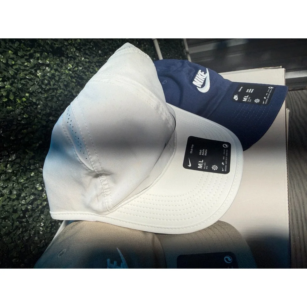 Nike hat bundle. NWT. White, Khaki, and Navy. All 3! Brand new. $80 MSRP - Picture 4 of 6